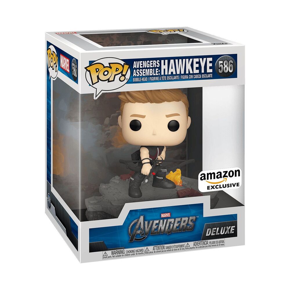 Funko Pop! Deluxe: Marvel - Avengers Assemble: Hawkeye - Amazon (Exclusive) #586